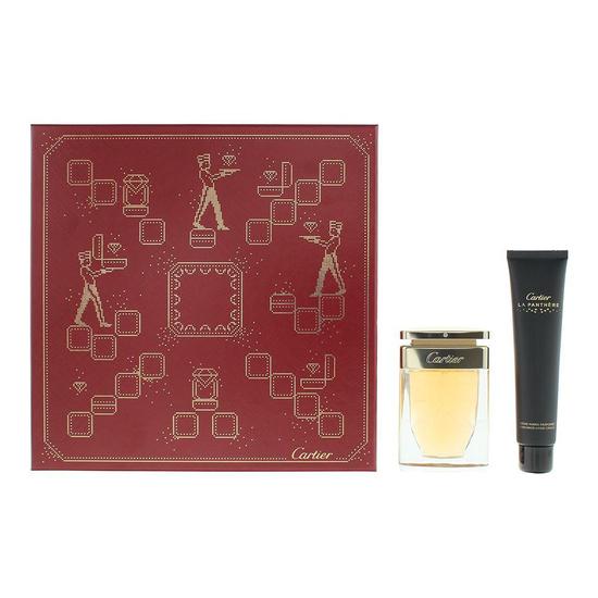 Cartier La Panthere Eau De Parfum 50ml + Hand Cream 40ml Gift Set For Her 50ml