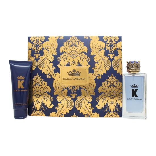 Dolce & Gabbana K Gift Set 100ml Eau De Toilette + 50ml Aftershave Balm + 50ml Shower Gel