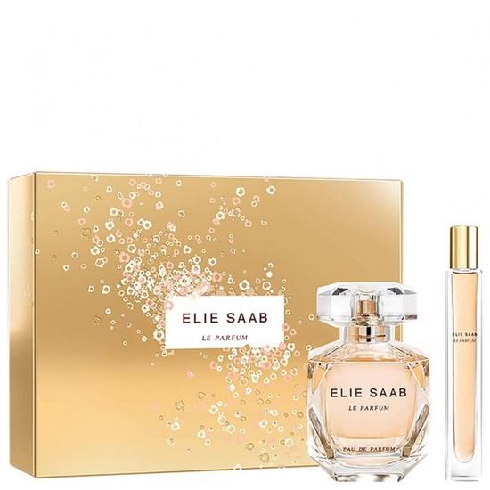 Elie Saab Le Parfum 50ml Eau De Parfum + 10ml Eau De Parfum Travel Spray Gift Set