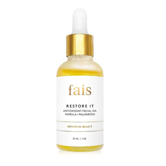 Fais Restore It Antioxidant Marula + Palmarosa Facial Oil 30ml alu cap