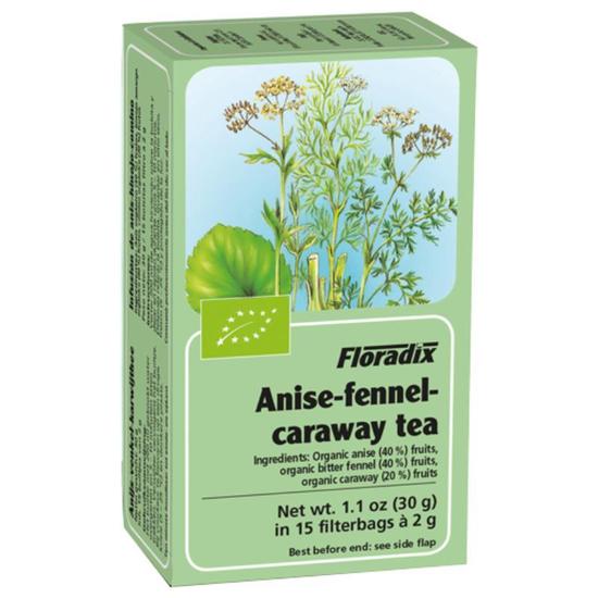 Floradix Anise, Fennel, Carraway Teabags 15 Teabags