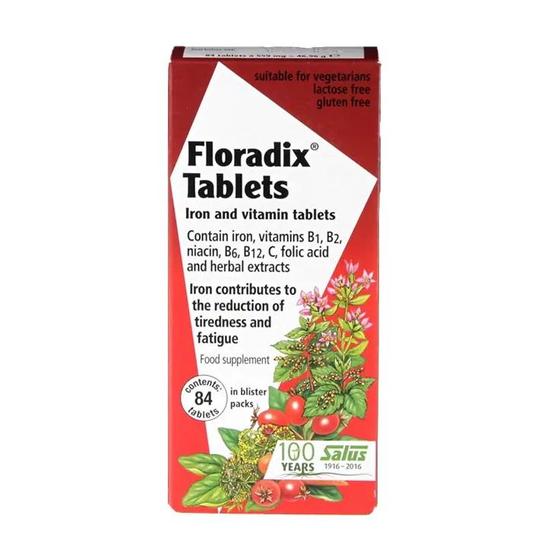 Floradix Iron & Vitamins Tablets 84 Tablets
