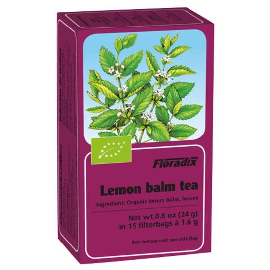 Floradix Lemon Balm Teabags 15 Teabags