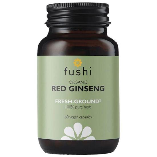 Fushi Organic Red Ginseng Root Veg Capsules 60 Capsules