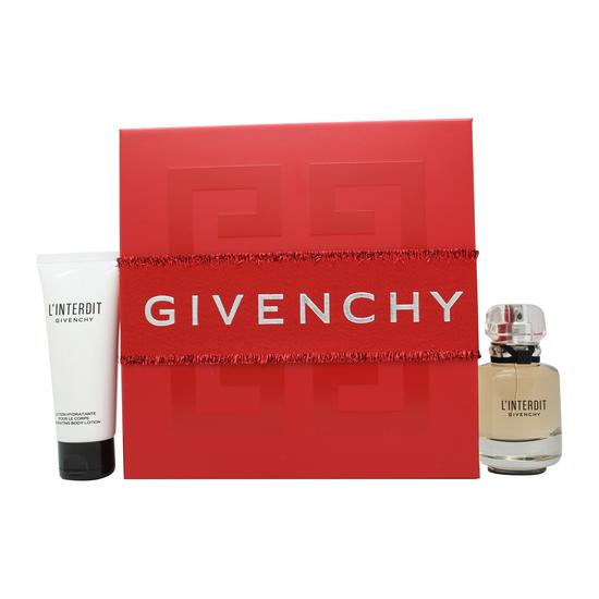 GIVENCHY L'Interdit Gift Set 80ml Eau De Parfum + 12.5ml Eau De Parfum