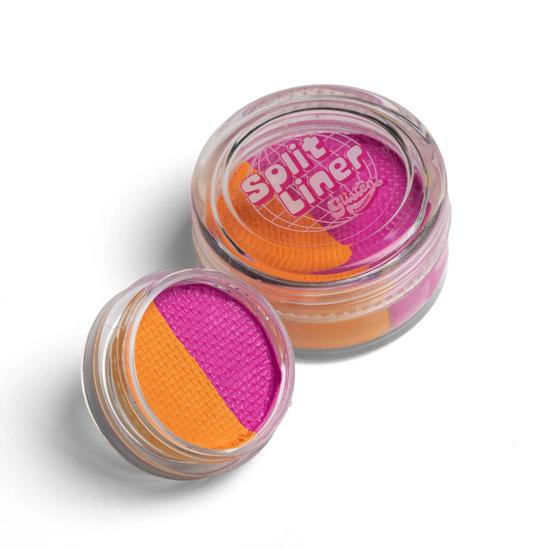 Glisten Cosmetics Tropical Orange & Pink Split Liner Eyeliner