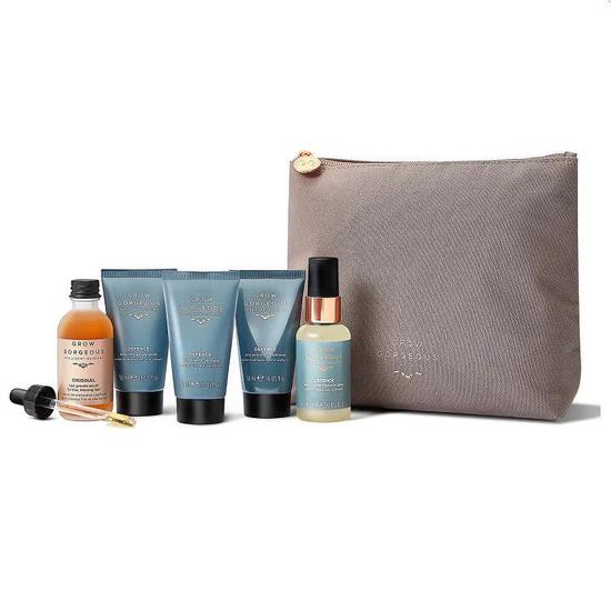 Grow Gorgeous Defence Discovery Kit Hair Serum + Shampoo + Conditioner + Scrub + Leave-in Spray