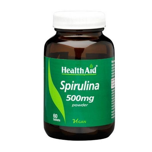 Health Aid Spirulina 500mg Tablets 60 Tablets