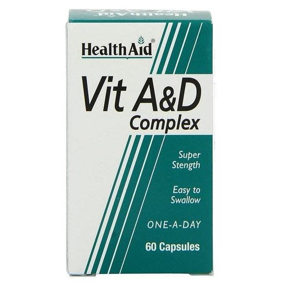 Health Aid Vitamin A & D Complex Capsules 60 Capsules