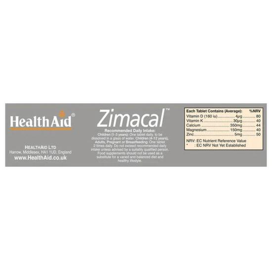 Health Aid Zimacal Effervescent Tablets 20 Tablets