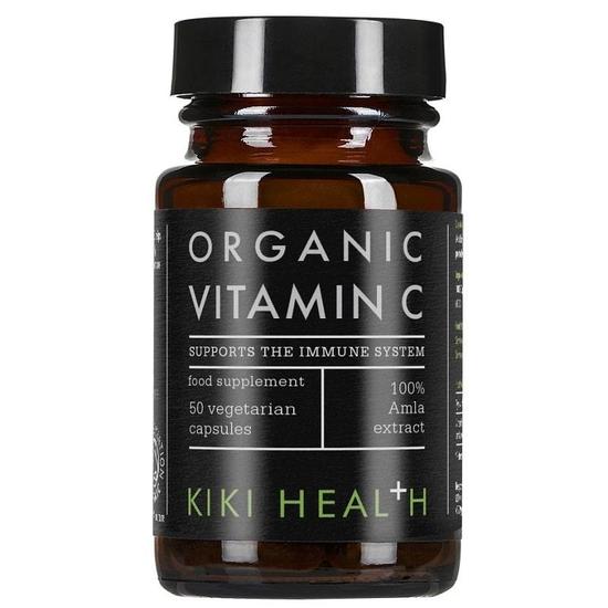 KIKI Health Organic Vitamin C Capsules 50 Capsules