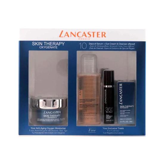 Lancaster Skin Therapy Oxygenate Set Moisturiser, Cleanser, Serum & Eye Care