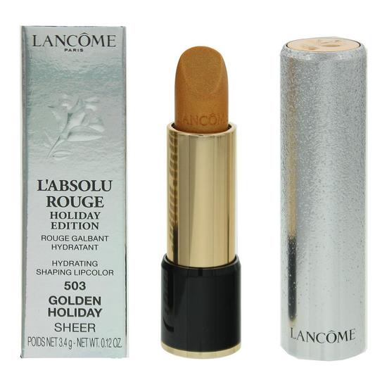 Lancôme L'Absolu Rouge Holiday Edition Lipstick 503 Golden Holiday Sheer 503 Golden Holiday
