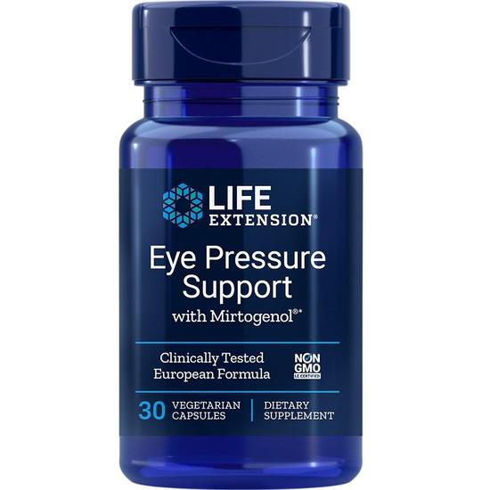 Life Extension Eye Pressure Support With Mirtogenol Vegicaps 30 Vegicaps