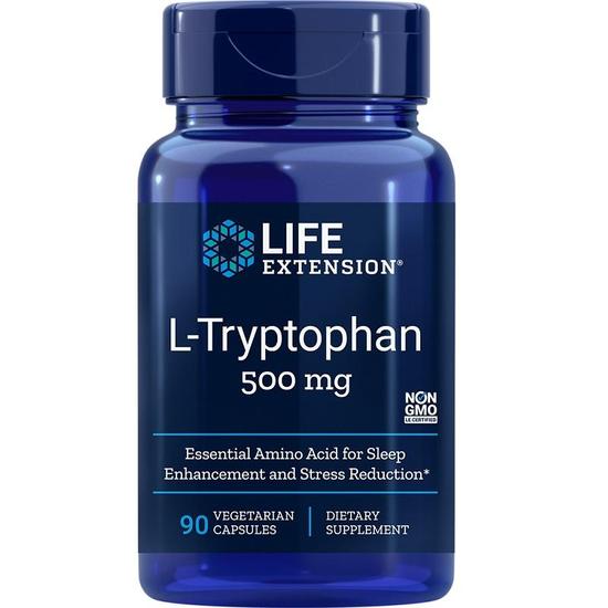 Life Extension L-Tryptophan 500mg Vegicaps 90 Vegicaps