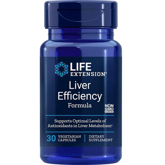 Life Extension Liver Efficiency Formula Vegicaps 30 Vegicaps
