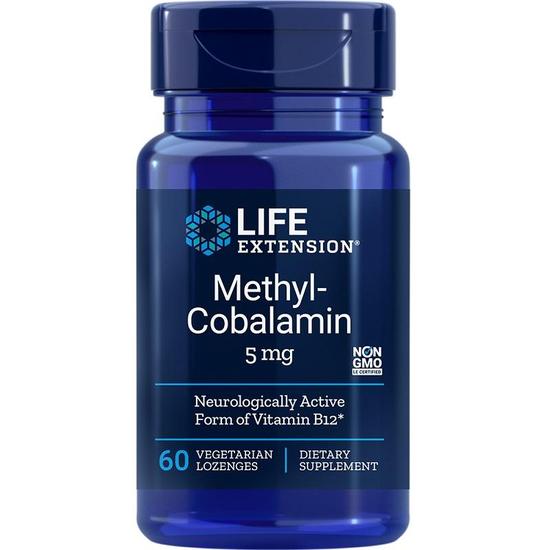 Life Extension Methylcobalamin 5mg Lozenges 60 Lozenges