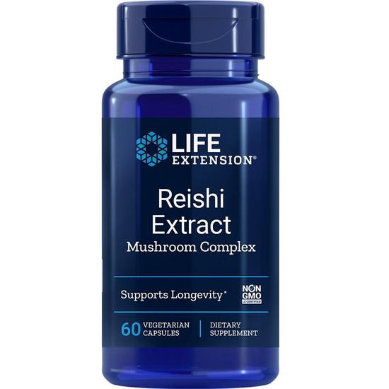 Life Extension Reishi Extract Mushroom Complex Vegicaps 60 Vegicaps