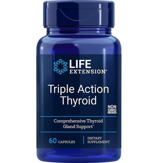 Life Extension Triple Action Thyroid Vegicaps 60 Vegicaps