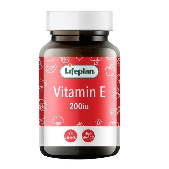 Lifeplan Vitamin E 200iu Capsules 75 Capsules