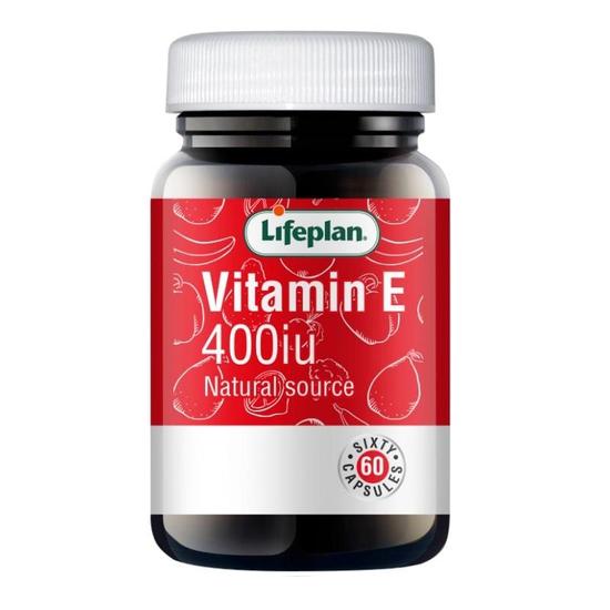 Lifeplan Vitamin E 400iu Capsules 60 Capsules