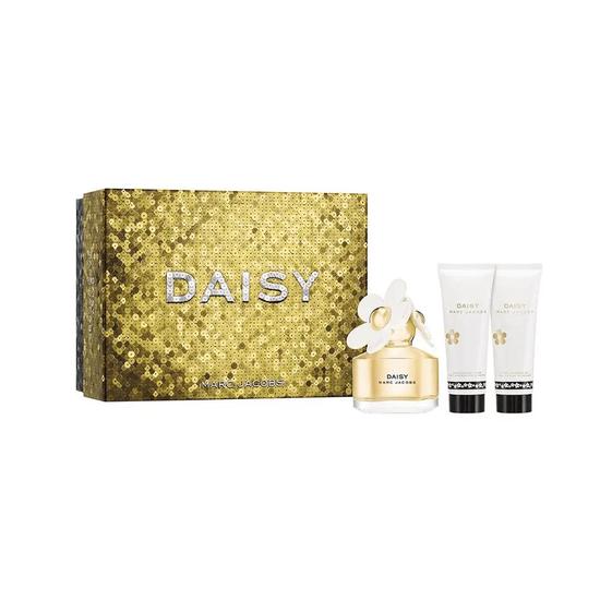 Marc Jacobs Daisy Eau De Toilette Women's Gift Set Spray With Shower Gel & Body Lotion 50ml