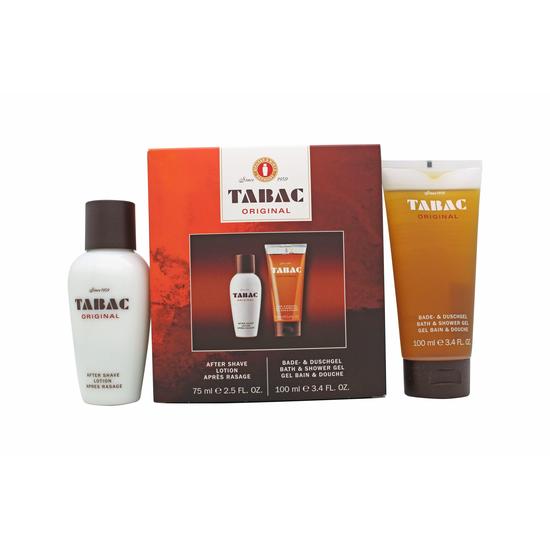 Maurer and Wirtz Tabac Original Gift Set 75ml Aftershave Lotion + 100ml Shower Gel