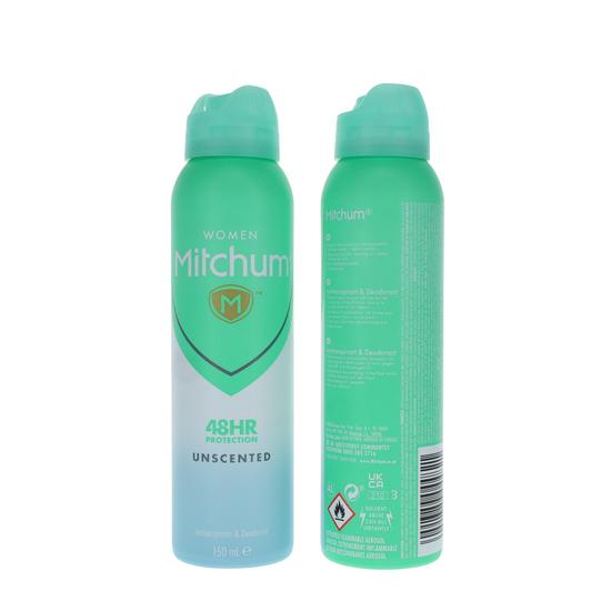 Mitchum Women Advanced Control Unscented 48HR Spray 150ml