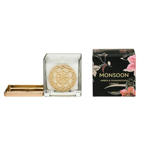 Monsoon Candle Amber & Frankincense 180g