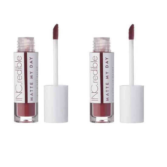Nails Inc INC.REDIBLE MATTE MY DAY LIPSTICK, I'M SOMETHING ELSE SET OF 2