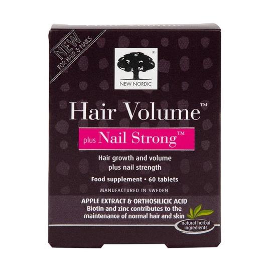 New Nordic Hair Volume Plus Nail Strong Tablets 60 Tablets