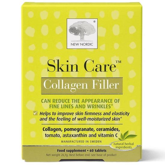 New Nordic Skin Care Collagen Filler Tablets 60 Tablets