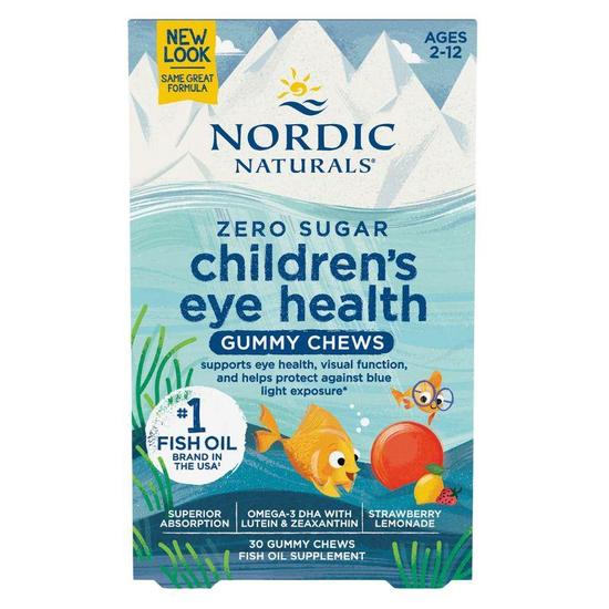 Nordic Naturals Children's Eye Health Strawberry Lemonade Gummies 30 Gummies