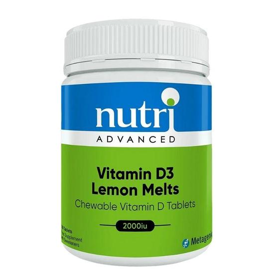Nutri Advanced Vitamin D3 Lemon Melts Tablets 120 Tablets