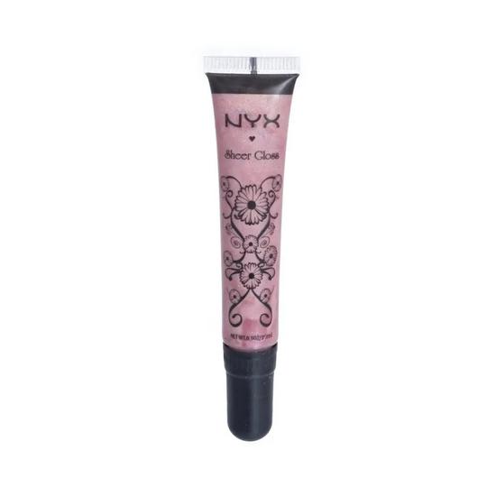 NYX Professional Makeup Sheer Tube Lip Gloss STG04 Pink Caramel