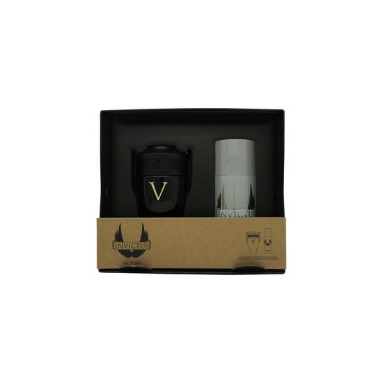 Paco Rabanne Invictus Victory Gift Set 50ml Eau De Parfum + 100ml Shower Gel