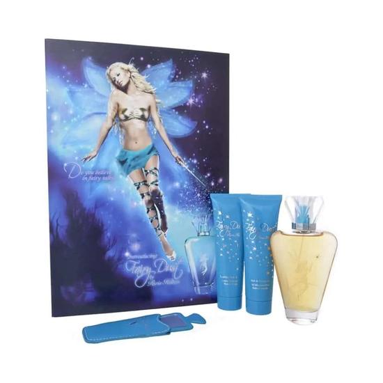 Paris Hilton Fairy Dust Gift Set Eau De Parfum 100ml, B/L 90ml, Shower Gel 90ml & Mirror