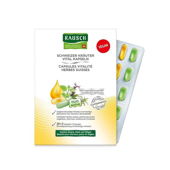 Rausch Swiss Herbal Vitality Capsules 30 Capsules
