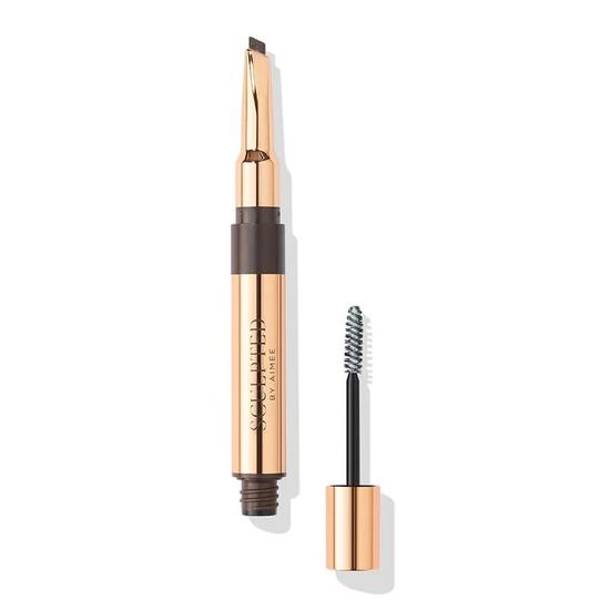 Sculpted by Aimee Connolly Shape & Set Brow Pencil & Fixing Gel Duo Black Brown