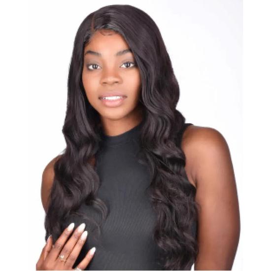 Sleek Hair Spotlight Luxurious Wigs Human Hair Mix Lace Wig Josie Natural Black