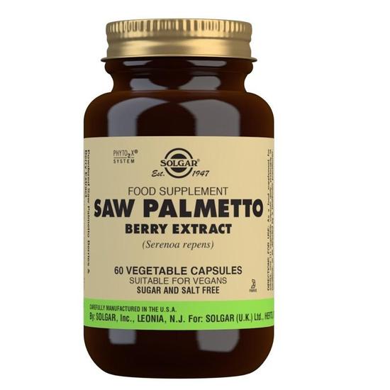 Solgar Saw Palmetto Berry Extract Vegicaps 60 Vegicaps