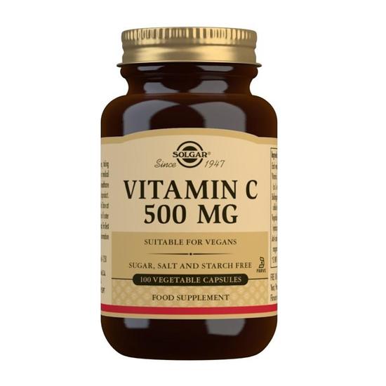 Solgar Vitamin C 500mg Vegicaps 100 Vegicaps