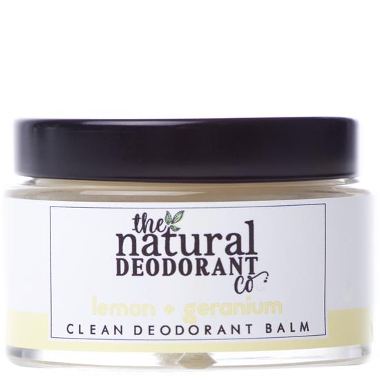 The Natural Deodorant Co Clean Deodorant Balm Lemon + Geranium 55g