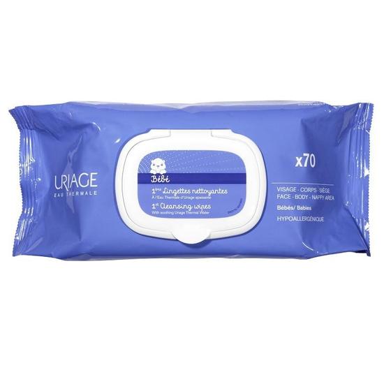 Uriage Baby 1st Cleansing Wipes 70 Wipes