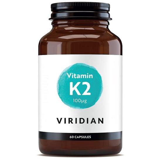 Viridian Vitamin K2 100ug Capsules 60 Capsules
