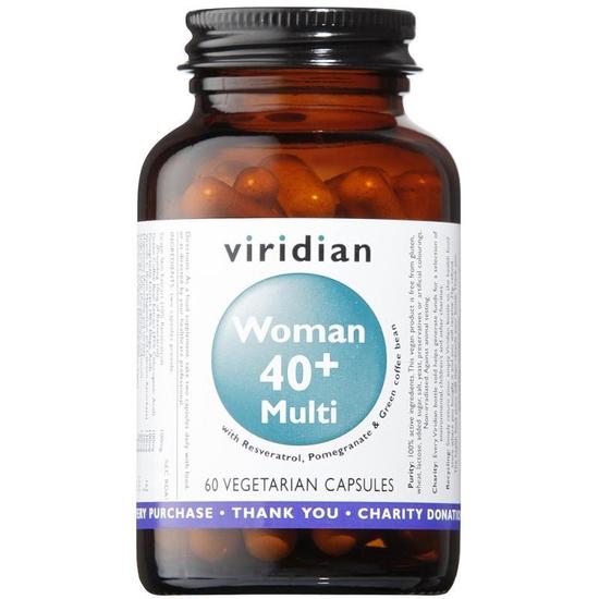 Viridian Women 40+ Multivitamin Veg Capsules 60 Capsules