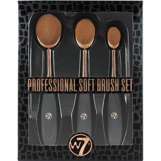 W7 Professional 3-Piece Soft Brush Set