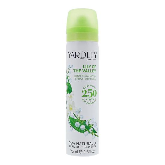 Yardley Lily Of The Valley Deodorising Body Fragrance For Her 75ml