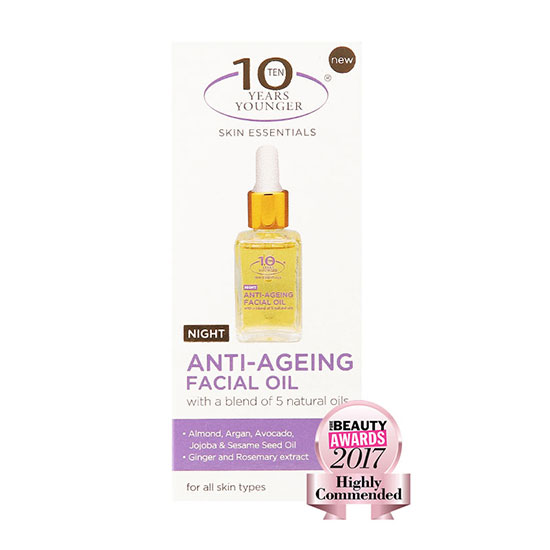10 Years Younger Anti Ageing Facial Oil 30ml