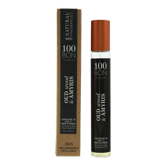 100BON Oud Wood & Amyris Concentre Refillable Eau De Parfum 15ml